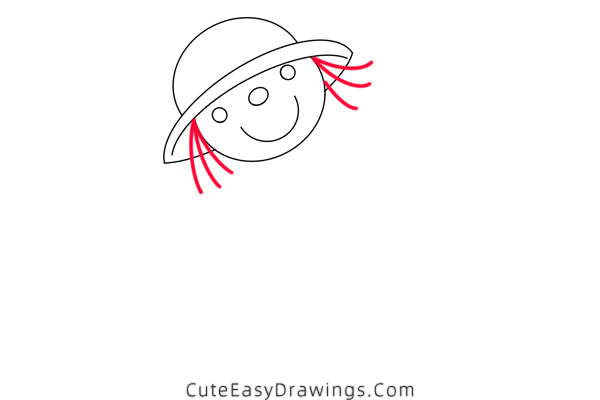 how to draw a doll - www.cuteeasydrawings.com