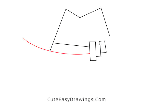 how to draw a cowboy hat - www.cuteeasydrawings.com