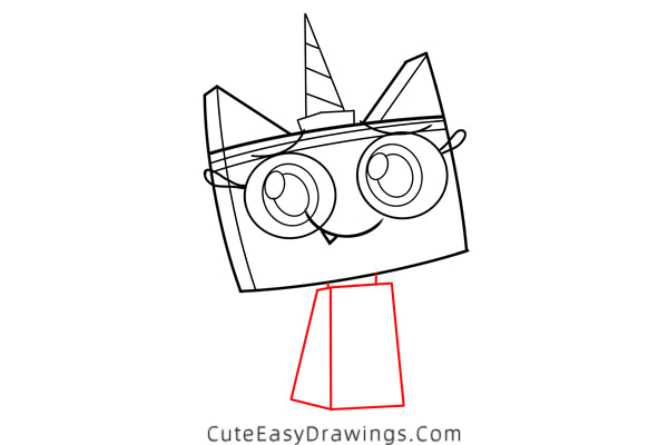 how to draw unikitty - www.cuteeasydrawings.com