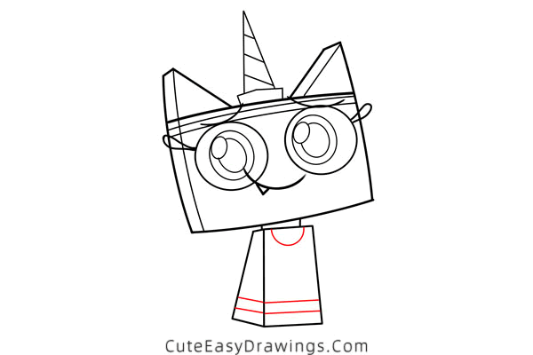 how to draw unikitty - www.cuteeasydrawings.com