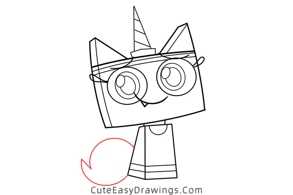 how to draw unikitty - www.cuteeasydrawings.com