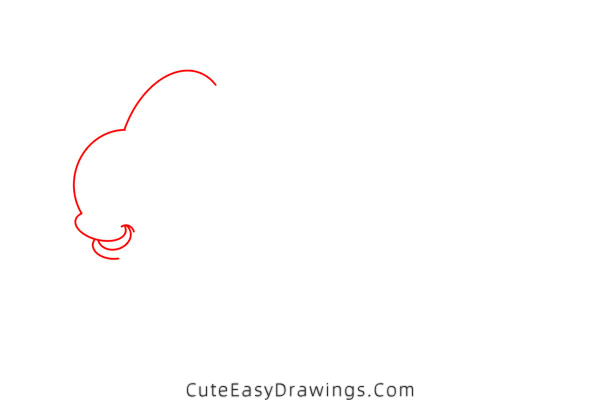 how to draw a parrot fish - www.cuteeasydrawings.com