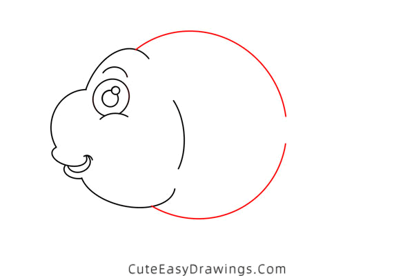 how to draw a parrot fish - www.cuteeasydrawings.com