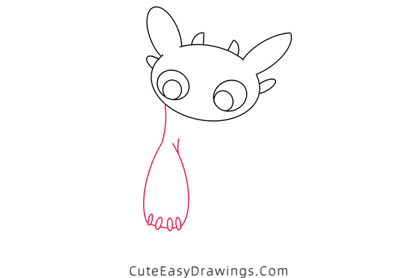 how to draw toothless - www.cuteeasydrawings.com