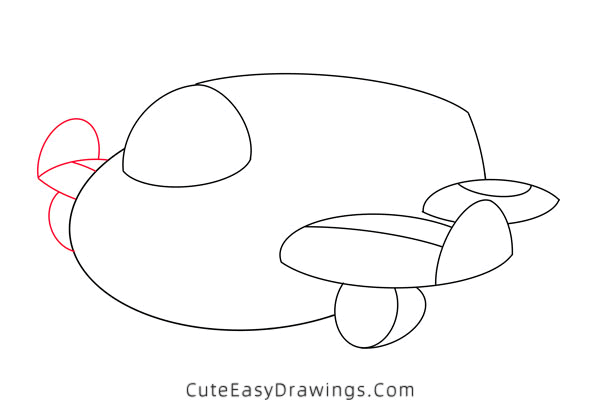 how to draw an airliner - www.cuteeasydrawings.com