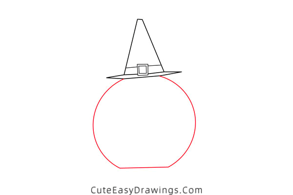 how to draw a halloween spider - www.cuteeasydrawings.com