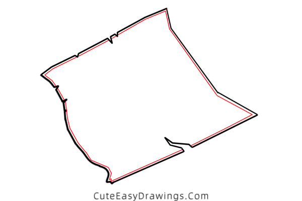 how to draw a treasure map - www.cuteeasydrawings.com