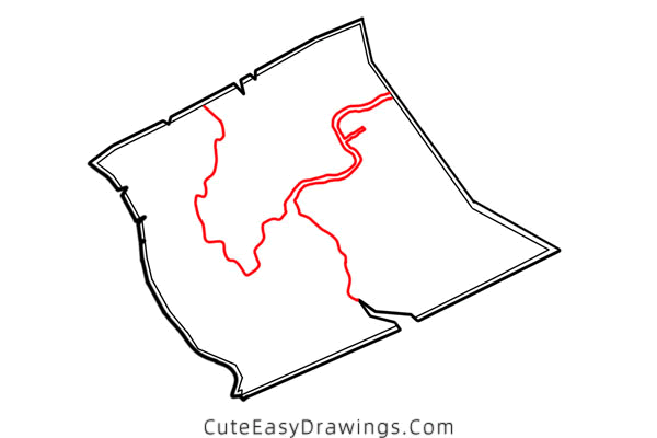 how to draw a treasure map - www.cuteeasydrawings.com