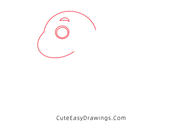 how to draw a cartoon spinosaurus - www.cuteeasydrawings.com