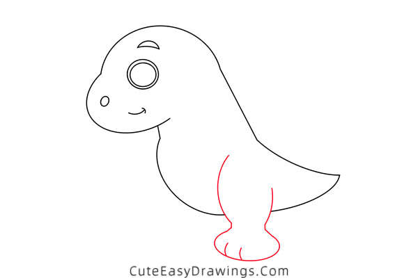 how to draw a cartoon spinosaurus - www.cuteeasydrawings.com