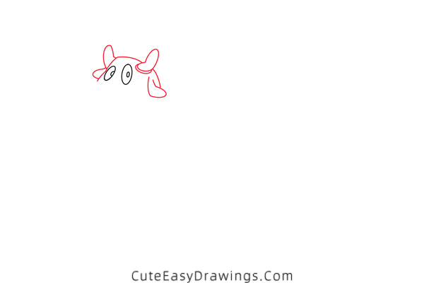 how to draw a cow - www.cuteeasydrawings.com