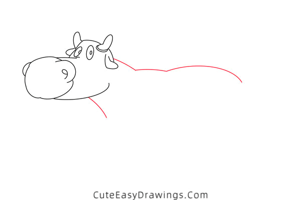 how to draw a cow - www.cuteeasydrawings.com