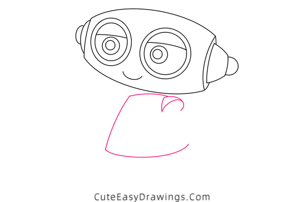 how to draw a robot - www.cuteeasydrawings.com