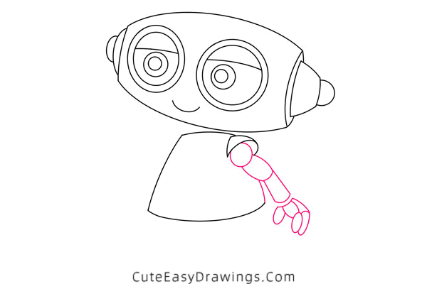 how to draw a robot - www.cuteeasydrawings.com