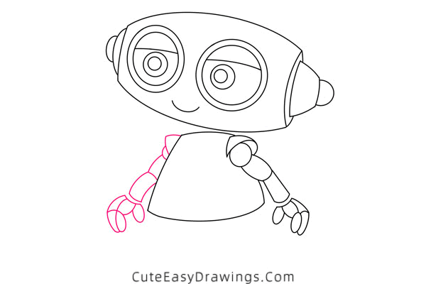 how to draw a robot - www.cuteeasydrawings.com