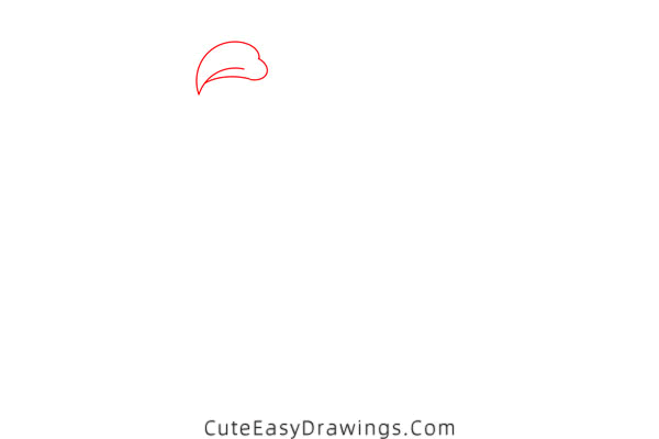 how to draw an eagle - www.cuteeasydrawings.com