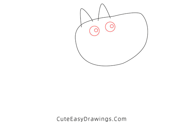 how to draw wendy wolf from peppa pig - www.cuteeasydrawings.com