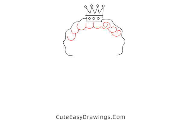 how to draw the queen from peppa pig - www.cuteeasydrawings.com