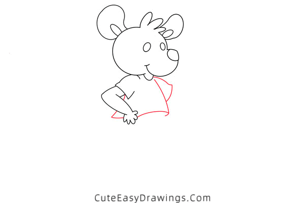 how to draw a kangaroo - www.cuteeasydrawings.com