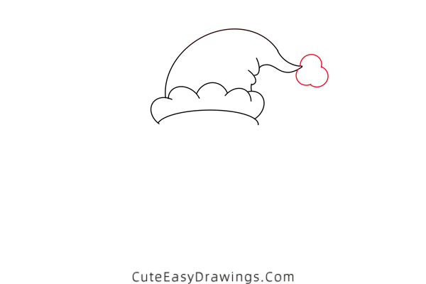 how to draw santa claus face - www.cuteeasydrawings.com