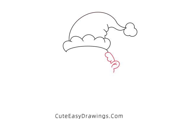 how to draw santa claus face - www.cuteeasydrawings.com