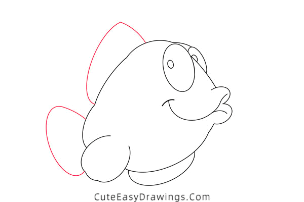 how to draw a tropical fish - www.cuteeasydrawings.com