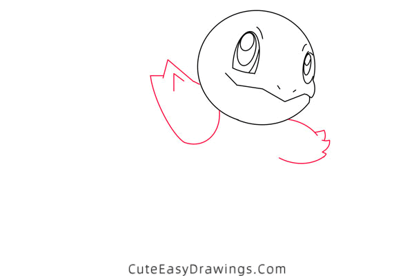 how to draw squirtle from pokemon - www.cuteeasydrawings.com