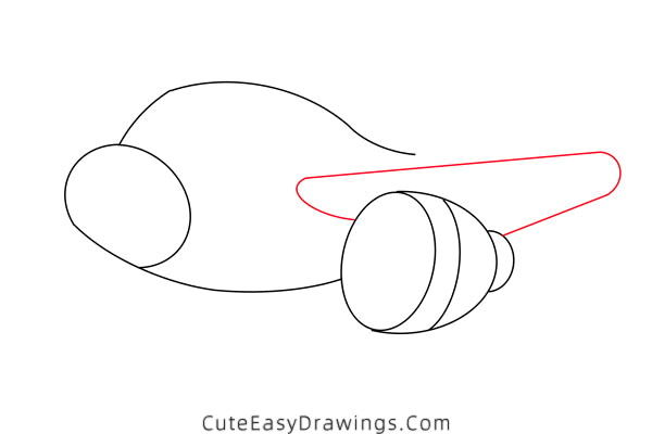 how to draw a plane - www.cuteeasydrawings.com