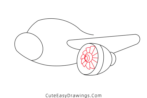 how to draw a plane - www.cuteeasydrawings.com