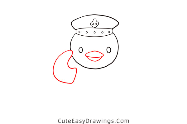 how to draw a seagull seaman - www.cuteeasydrawings.com