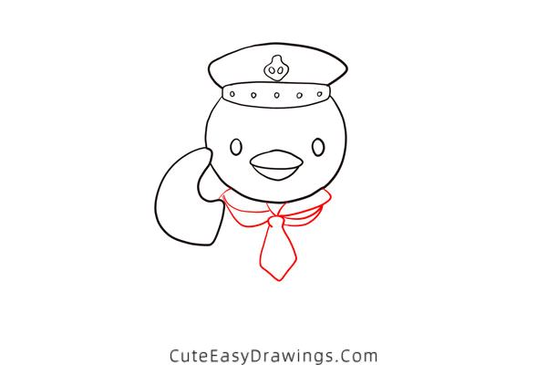 how to draw a seagull seaman - www.cuteeasydrawings.com