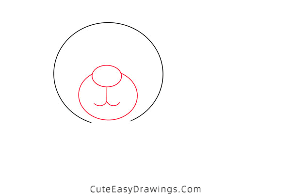 how to draw a bear - www.cuteeasydrawings.com