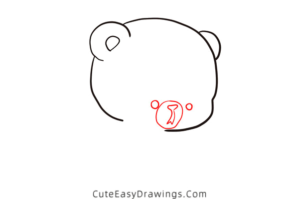 how to draw a baby bear - www.cuteeasydrawings.com