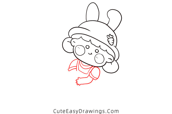 how to draw a cute girl - www.cuteeasydrawings.com