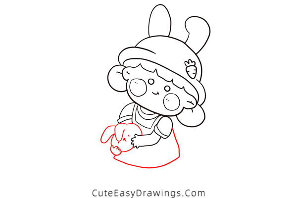 how to draw a cute girl - www.cuteeasydrawings.com