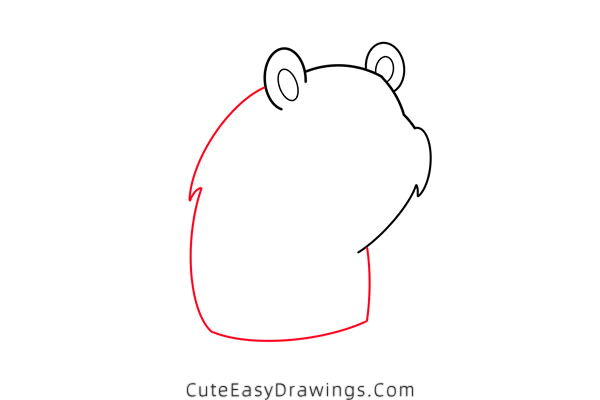 how to draw a cute hamster - www.cuteeasydrawings.com