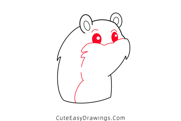 how to draw a cute hamster - www.cuteeasydrawings.com