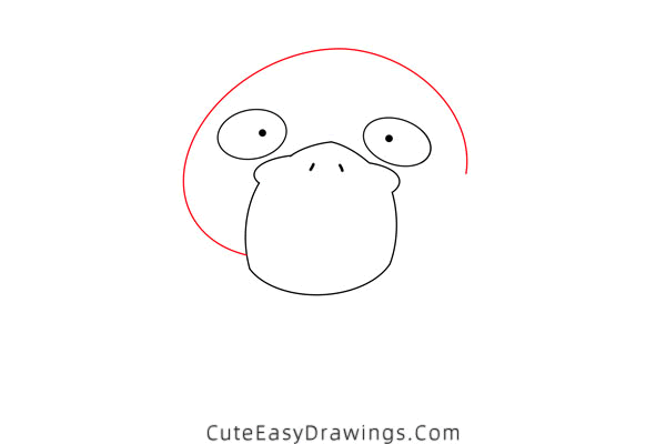 how to draw psyduck from pokemon - www.cuteeasydrawings.com