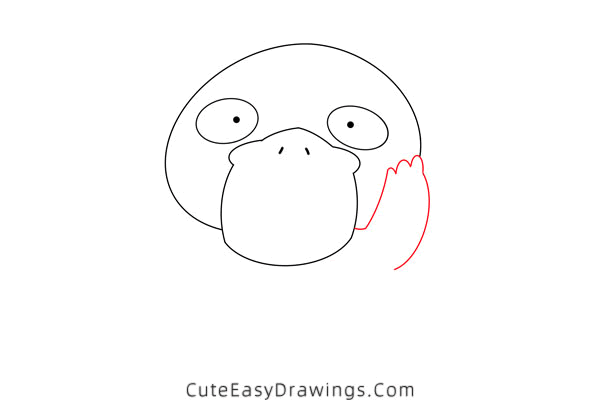 how to draw psyduck from pokemon - www.cuteeasydrawings.com