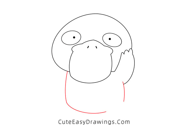 how to draw psyduck from pokemon - www.cuteeasydrawings.com