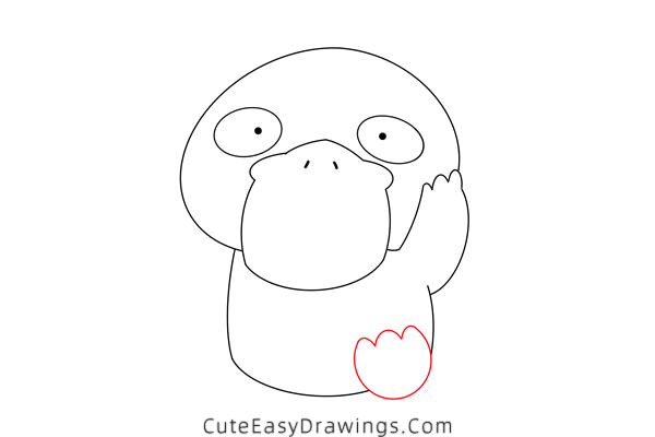 how to draw psyduck from pokemon - www.cuteeasydrawings.com