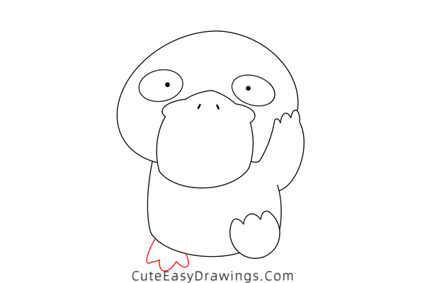 how to draw psyduck from pokemon - www.cuteeasydrawings.com