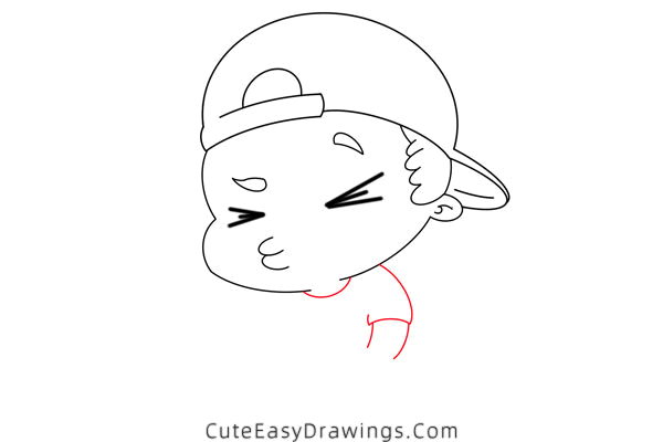 how to draw a cute boy - www.cuteeasydrawings.com