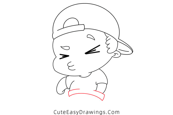 how to draw a cute boy - www.cuteeasydrawings.com