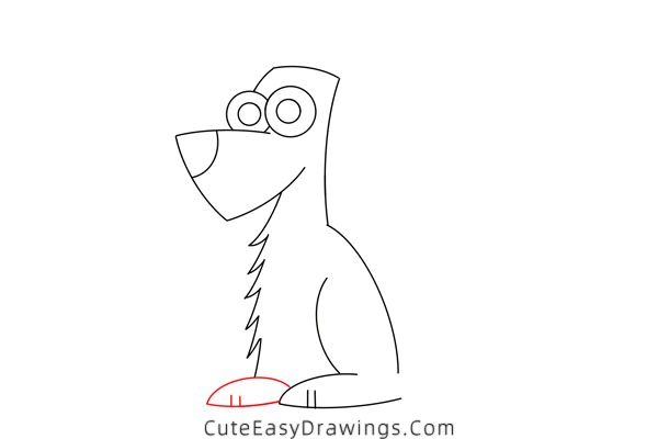 how to draw a wolf easy - www.cuteeasydrawings.com