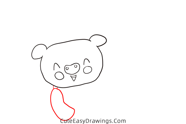 how to draw a piglet - www.cuteeasydrawings.com