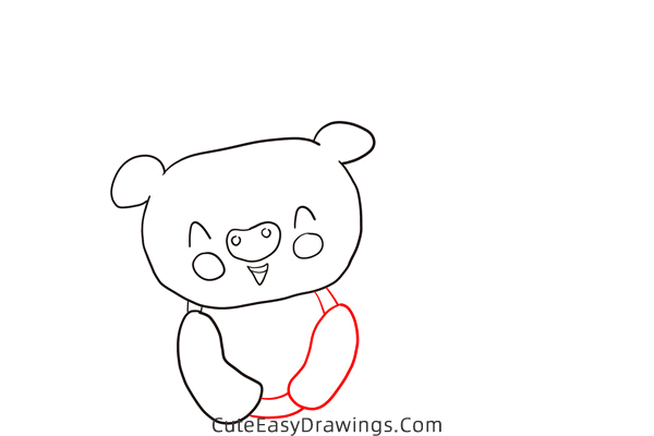 how to draw a piglet - www.cuteeasydrawings.com