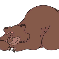 How to Draw a Hibernating Bear Step by Step