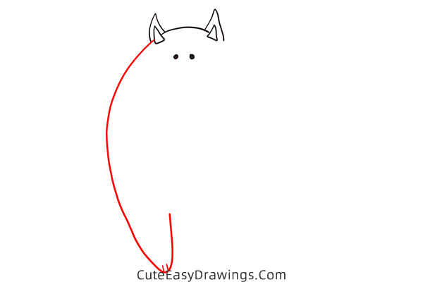 how to draw a fat cat - www.cuteeasydrawings.com