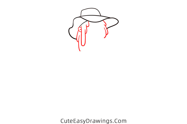 how to draw a traveler - www.cuteeasydrawings.com